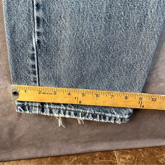 🔺SOLD🔺Vintage Levis 517 Mens Size 32 x 32 Bootcut Denim Jeans Pants Blue Worn - Picture 11 of 12